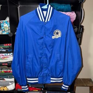 Dallas Cowboys Vintage 80s Satin Jacket Size Women’s Large or Men’s Medium New